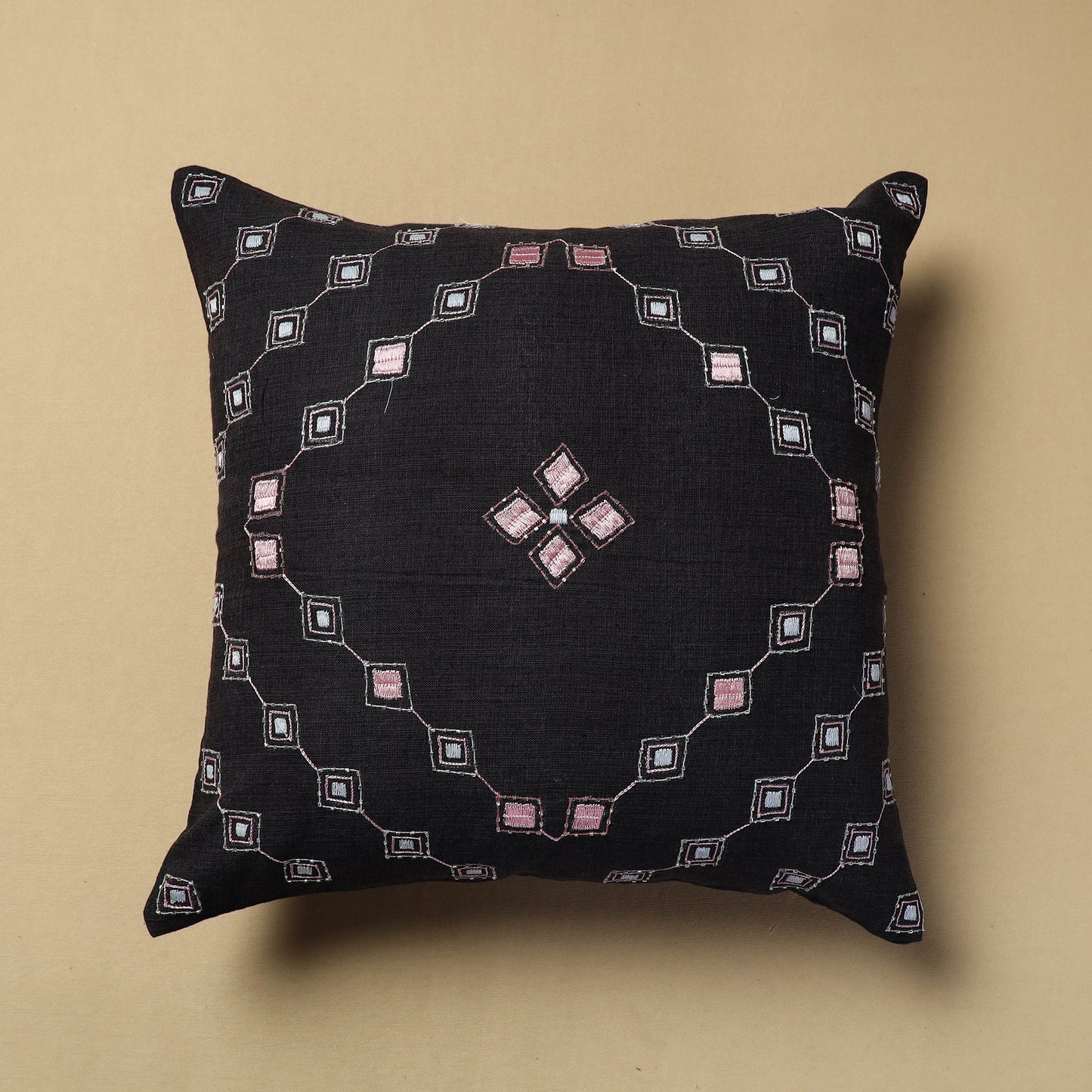 Embroidery Cotton Cushion Cover