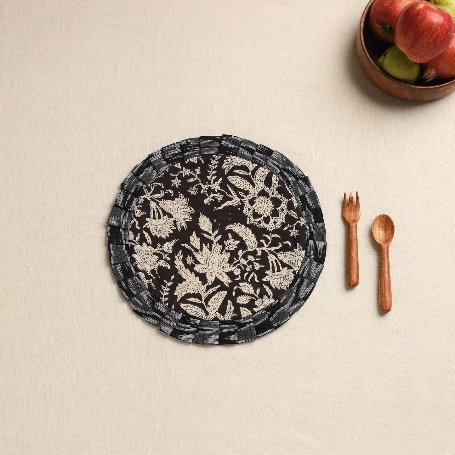 Shop Black Handcrafted Cotton Pot Holder