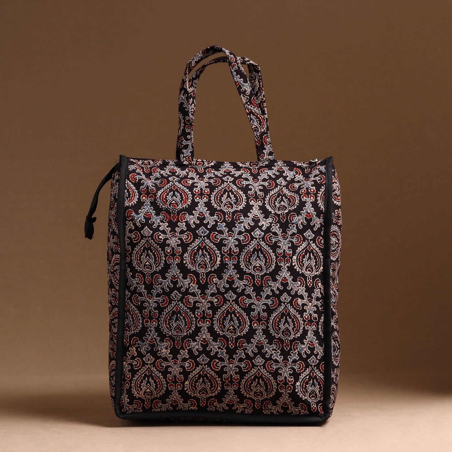 Black Handcrafted Cotton Shopping Bag 17