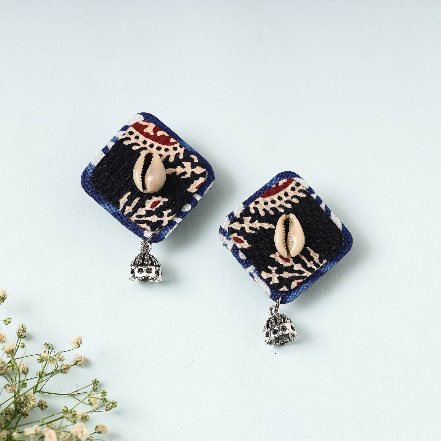 Handcrafted Fabart Earrings by Asalkaar