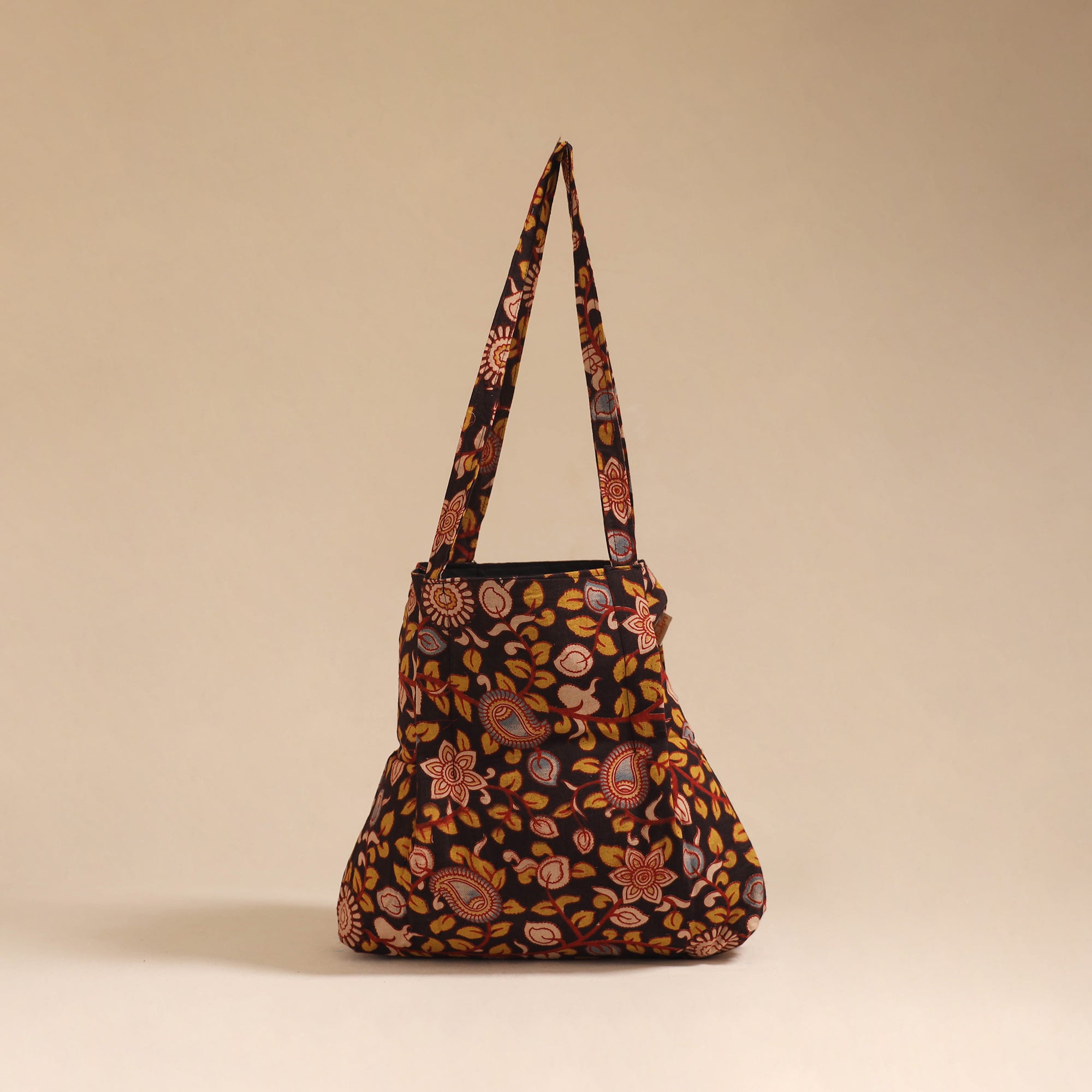 Purple - Handcrafted Fabric Jhola Bag 38 main image 1