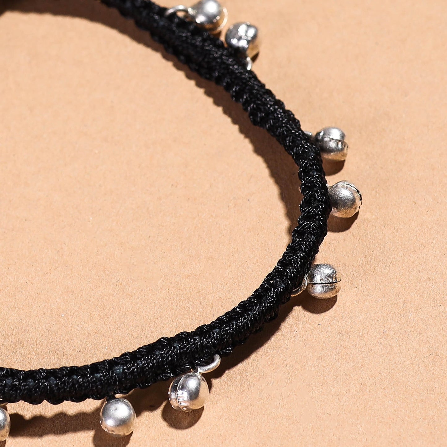 Handcrafted Ghungroo & Thread Work Patwa Anklet