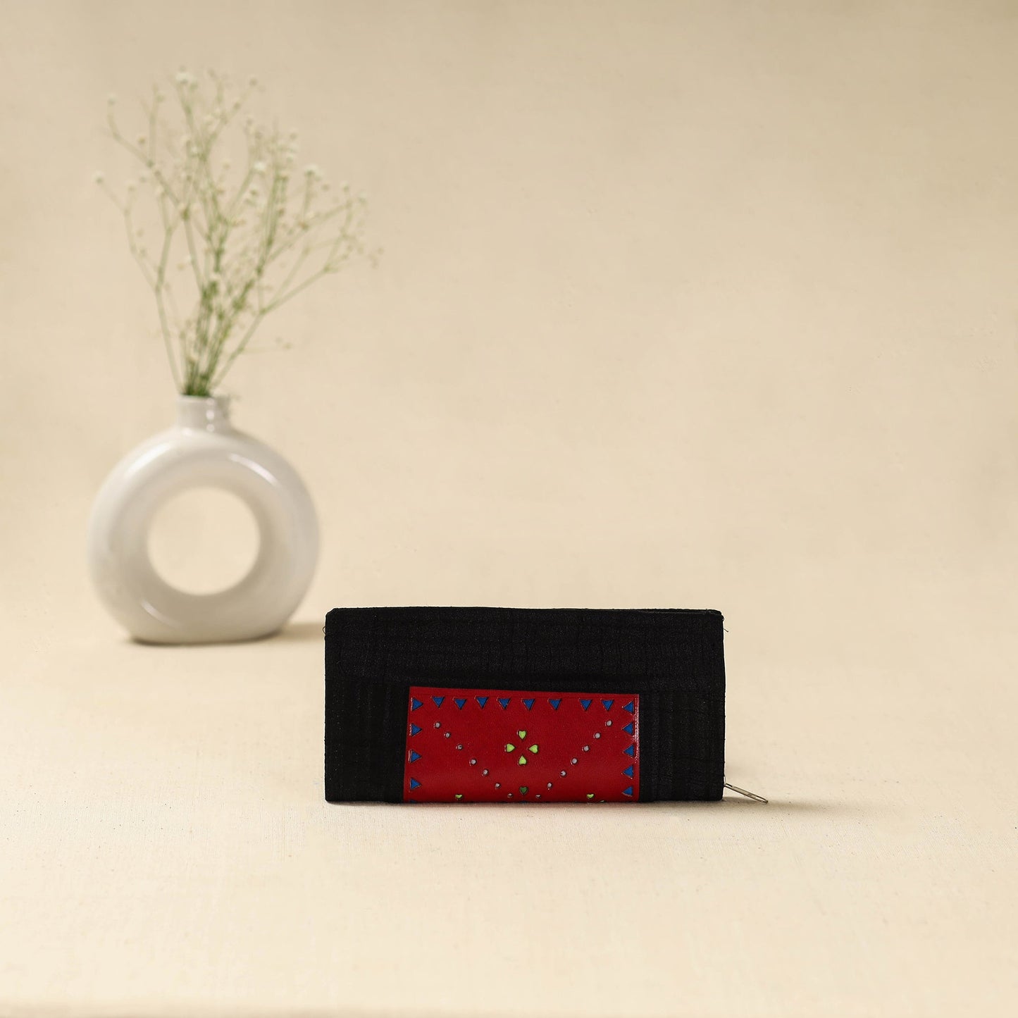 Handcrafted kutch leather clutch / wallet 29