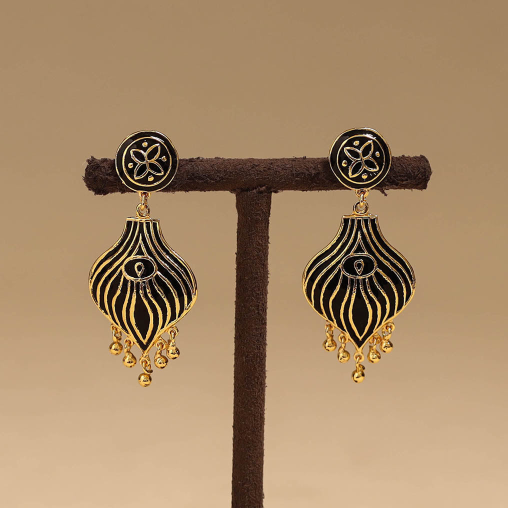 Handcrafted paka meenakari earrings 80