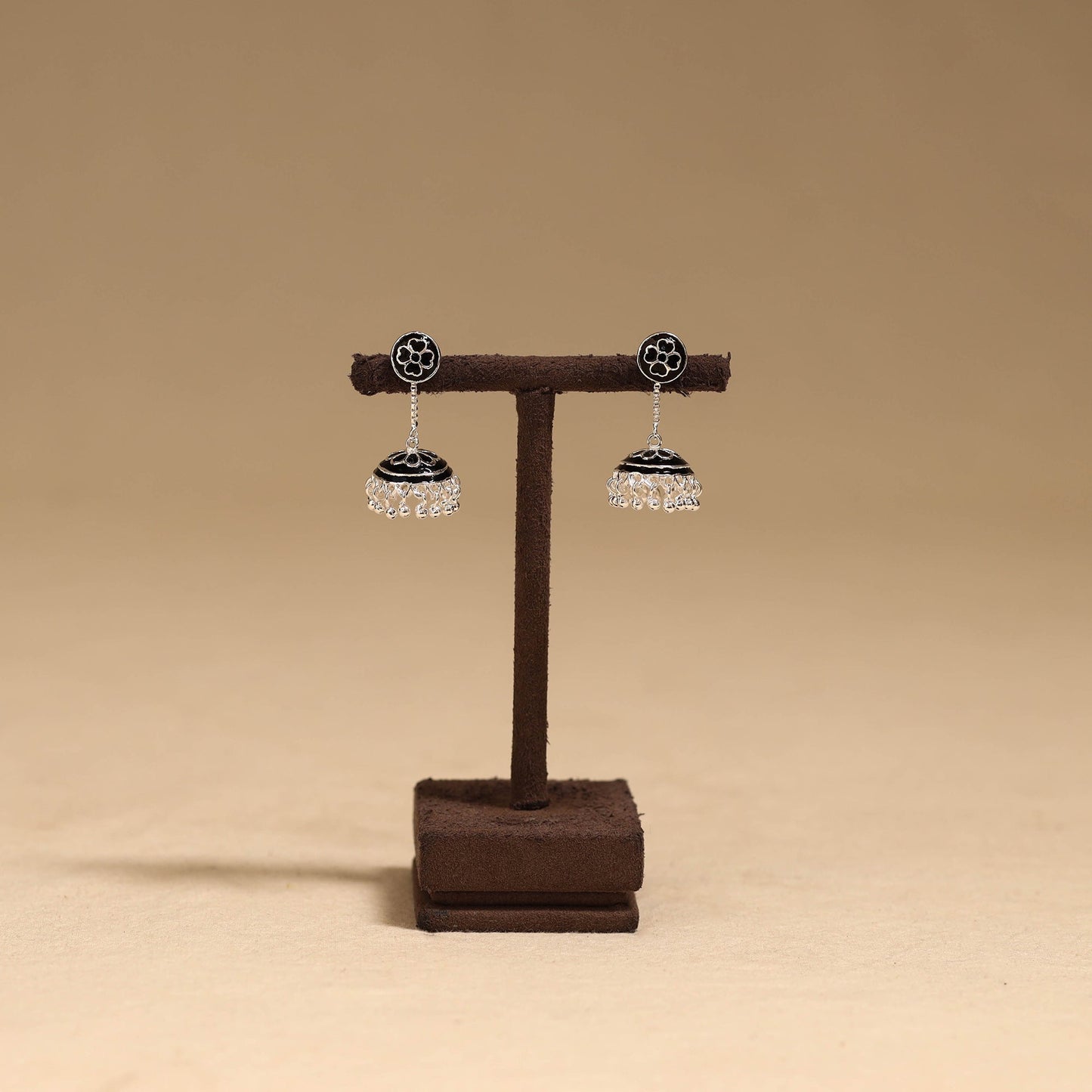 Handcrafted paka meenakari jhumki earrings 41