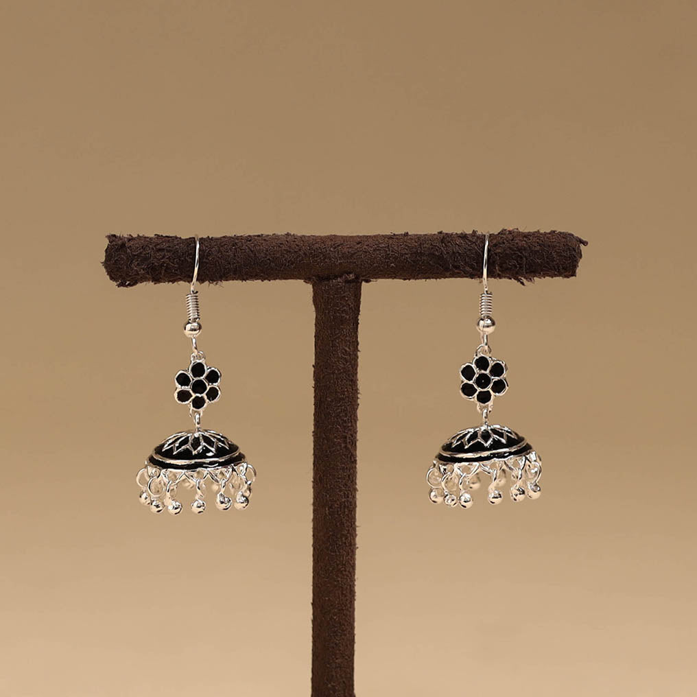 Handcrafted paka meenakari jhumki earrings 46