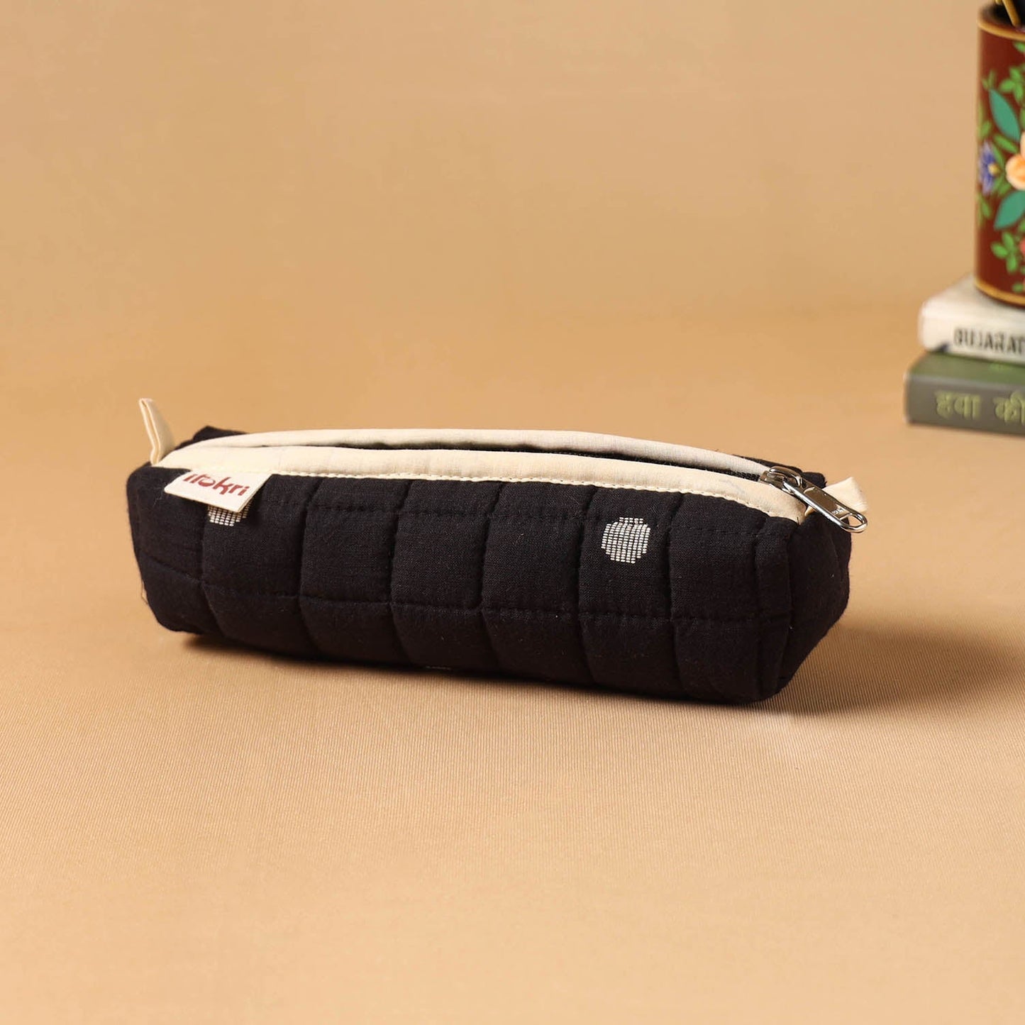 Handcrafted quilted pencil pouch 11