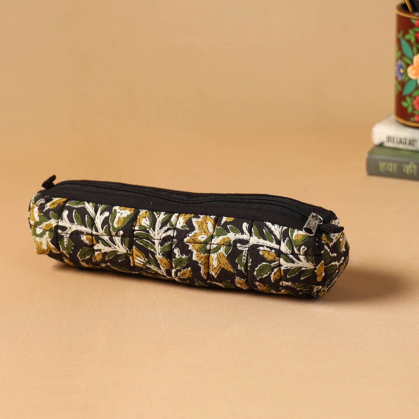 Handcrafted quilted pencil pouch 15