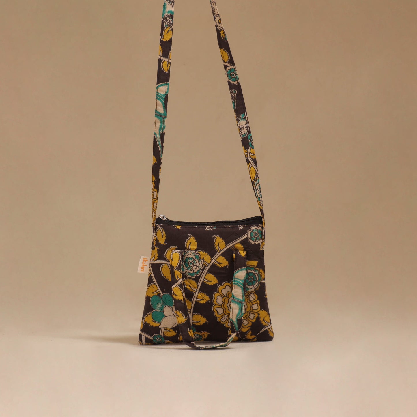 Handcrafted quilted sling bag 20