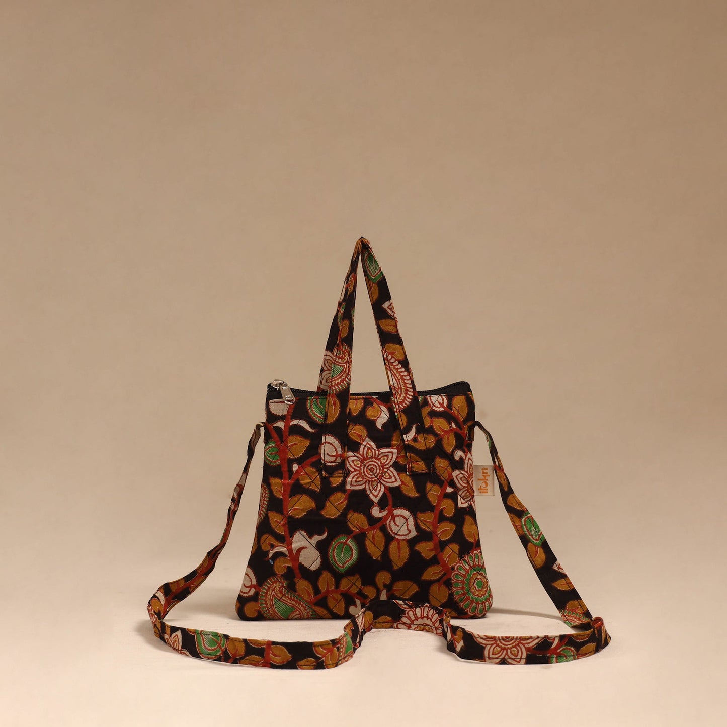 Handcrafted quilted sling bag 21