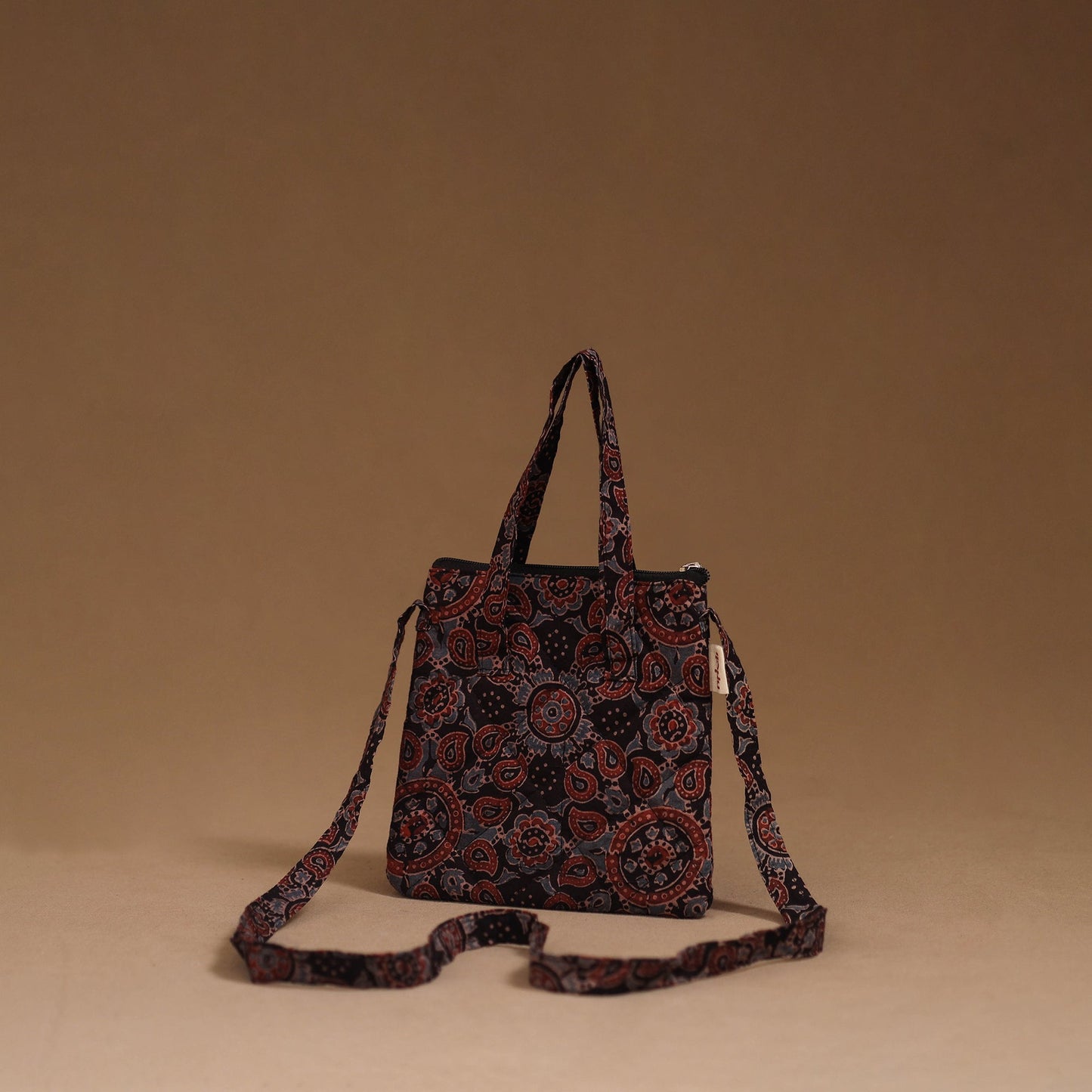 Handcrafted quilted sling bag 21