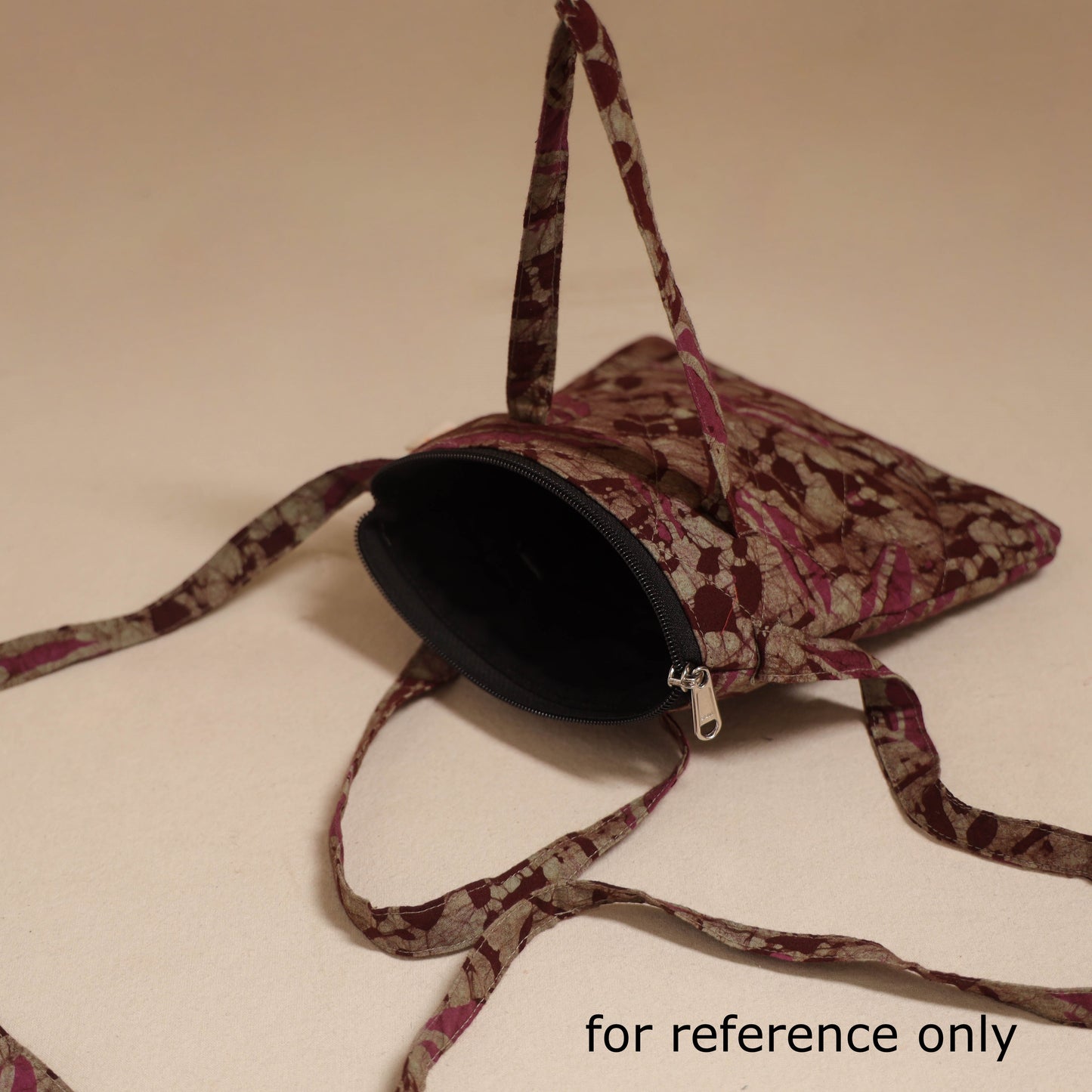 Handcrafted quilted sling bag 29