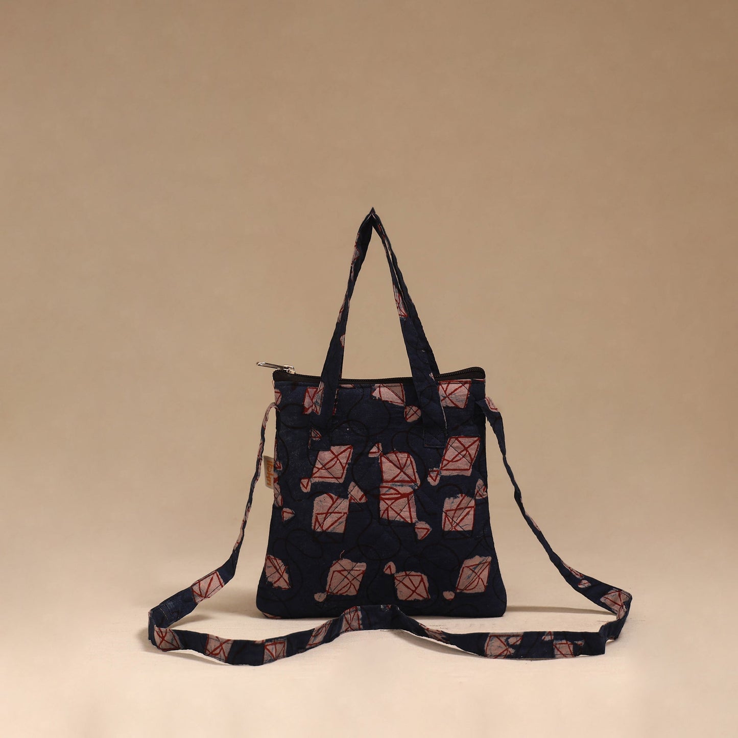 Handcrafted quilted sling bag 30