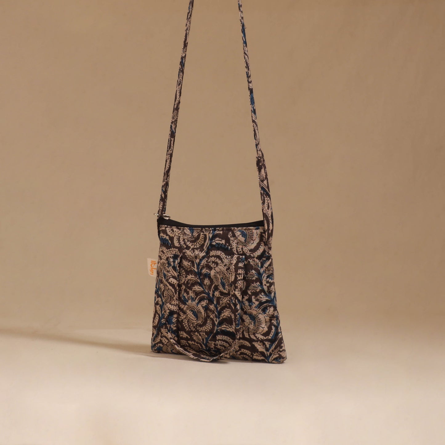 Handcrafted quilted sling bag 38