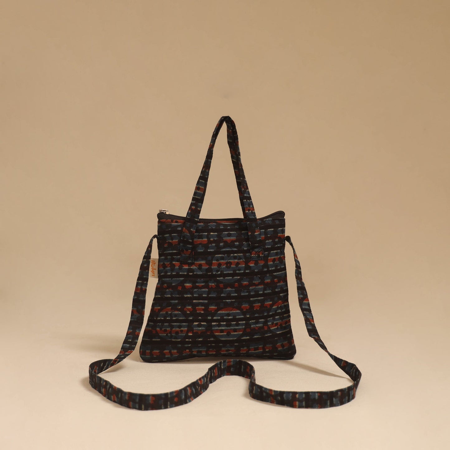 Handcrafted quilted sling bag 41