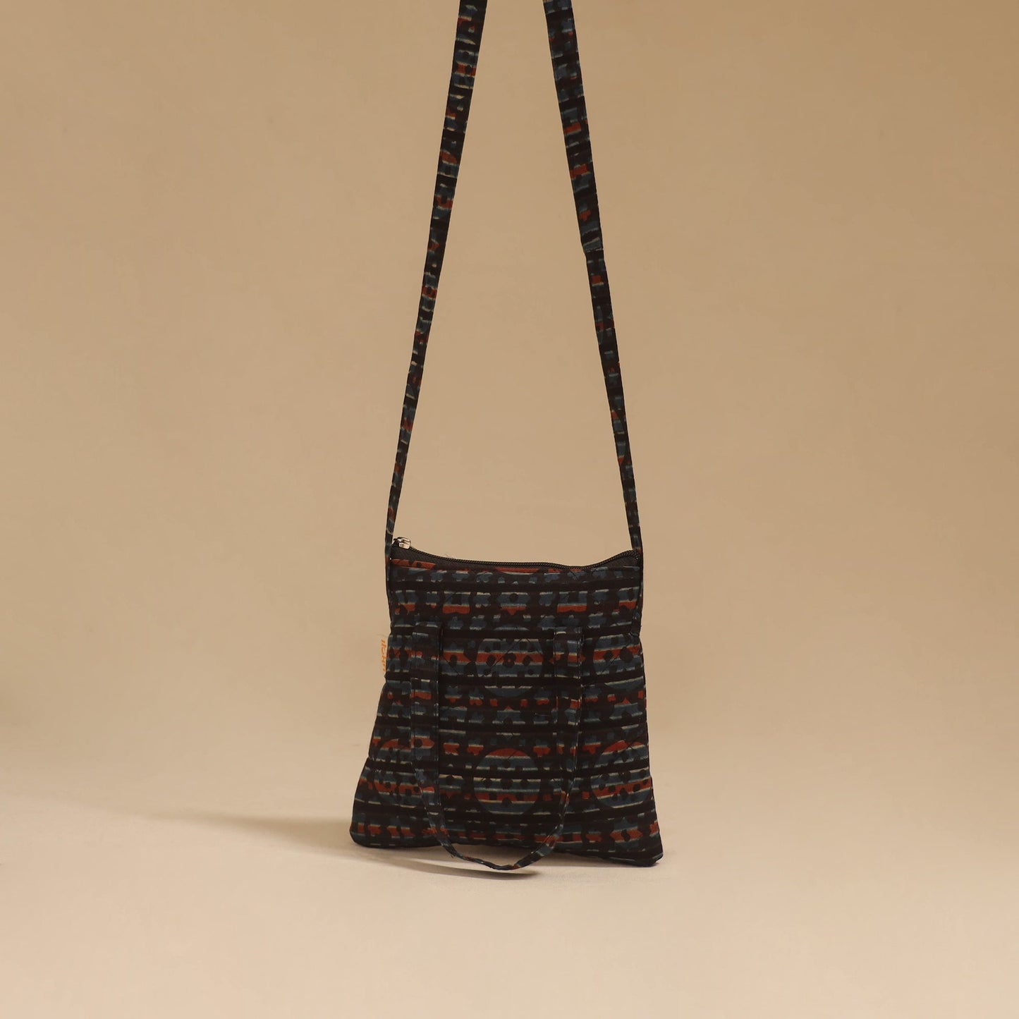 Handcrafted quilted sling bag 41