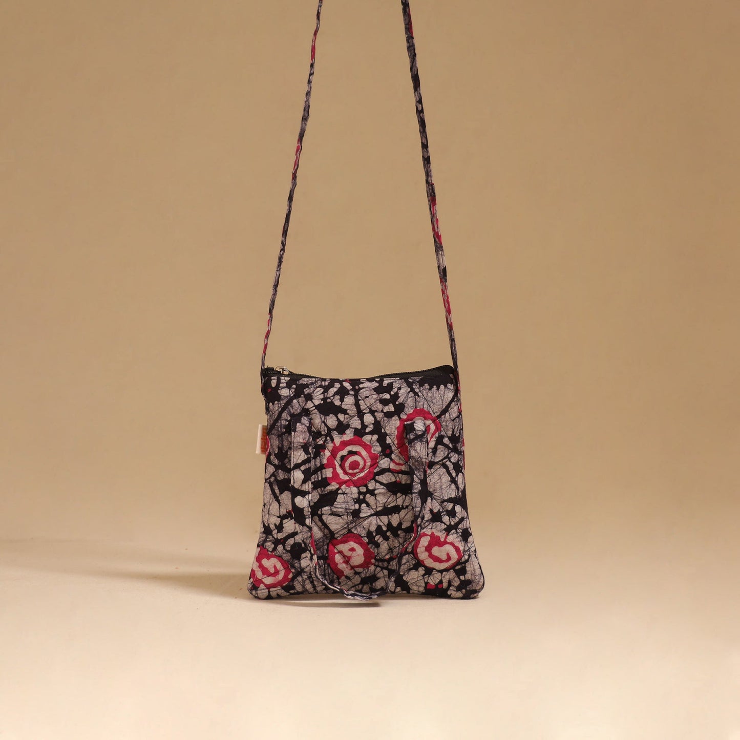Handcrafted quilted sling bag 48
