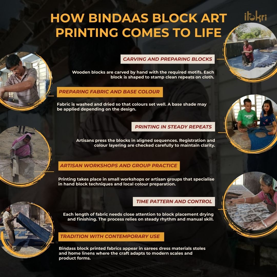 Black - handloom art natural dyed linen bindaas stole