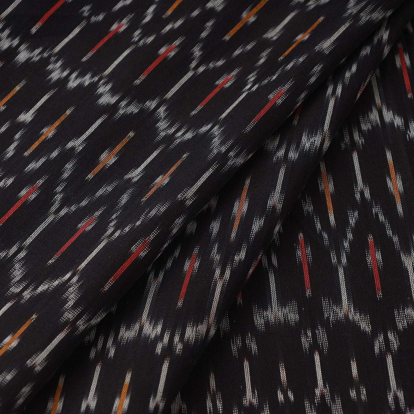 Handloom Mercerized Cotton Pochampally Ikat Fabric