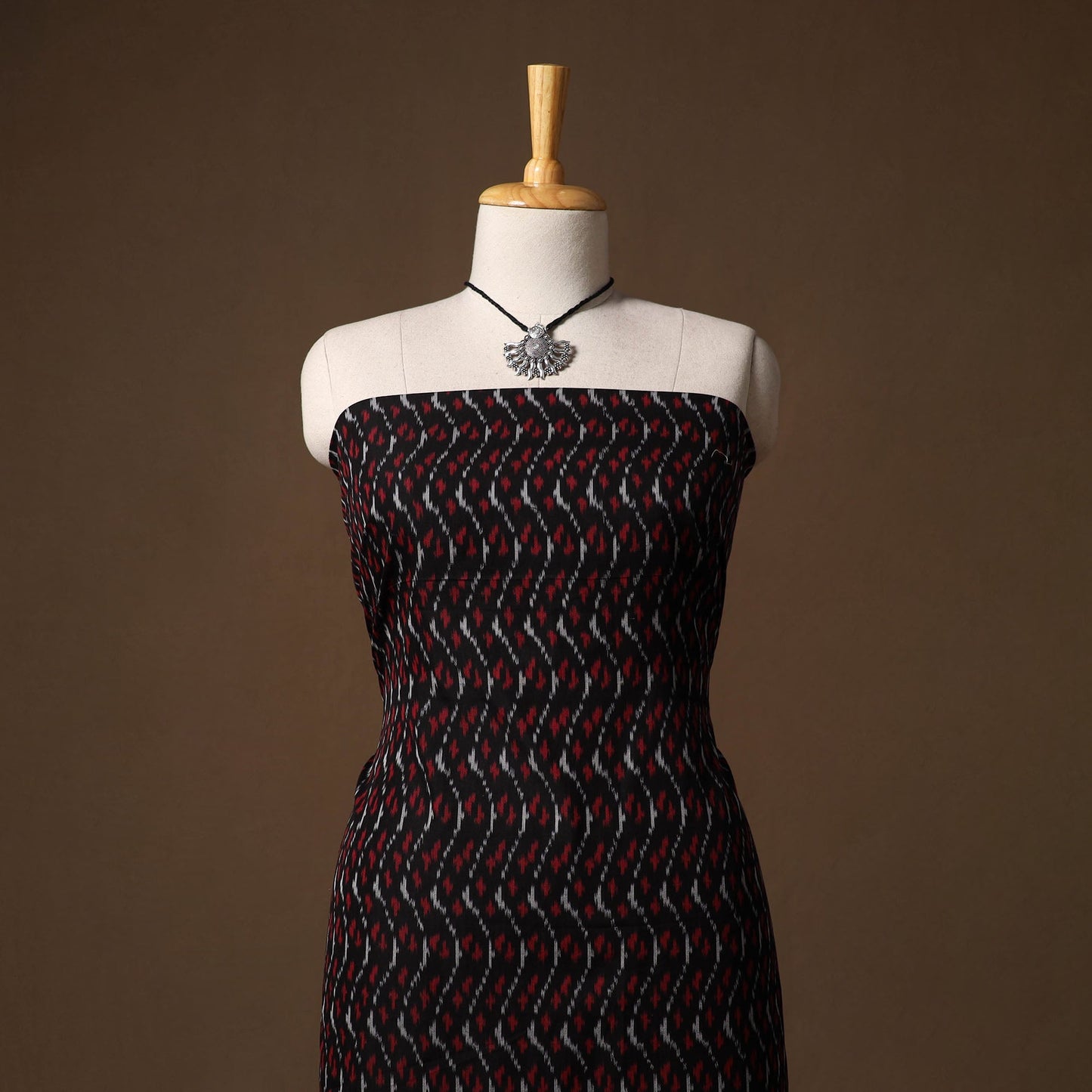 Handloom pochampally ikat mercerised cotton 2pc unstitched