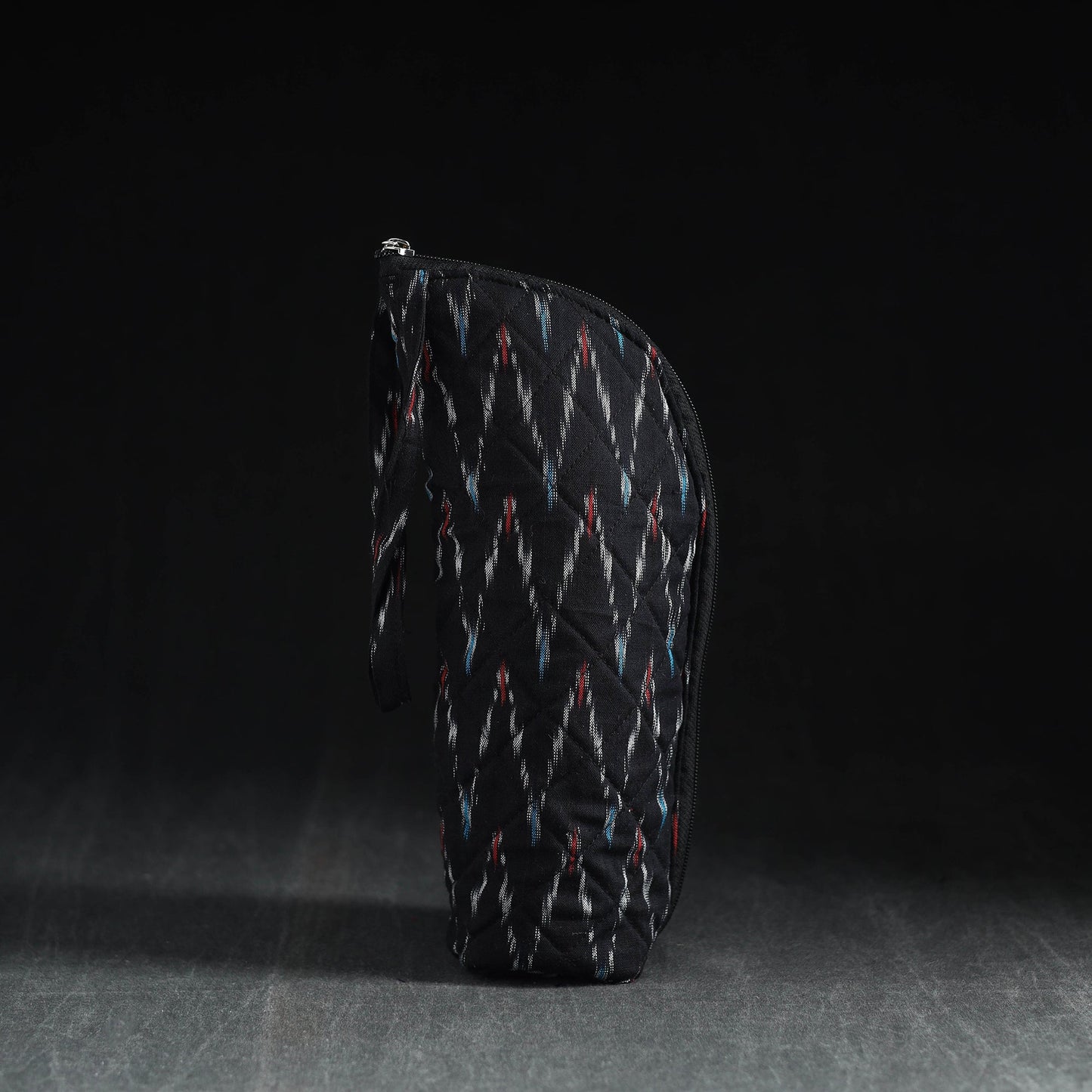 Black Handmade Cotton 1L Water Bottle Cover