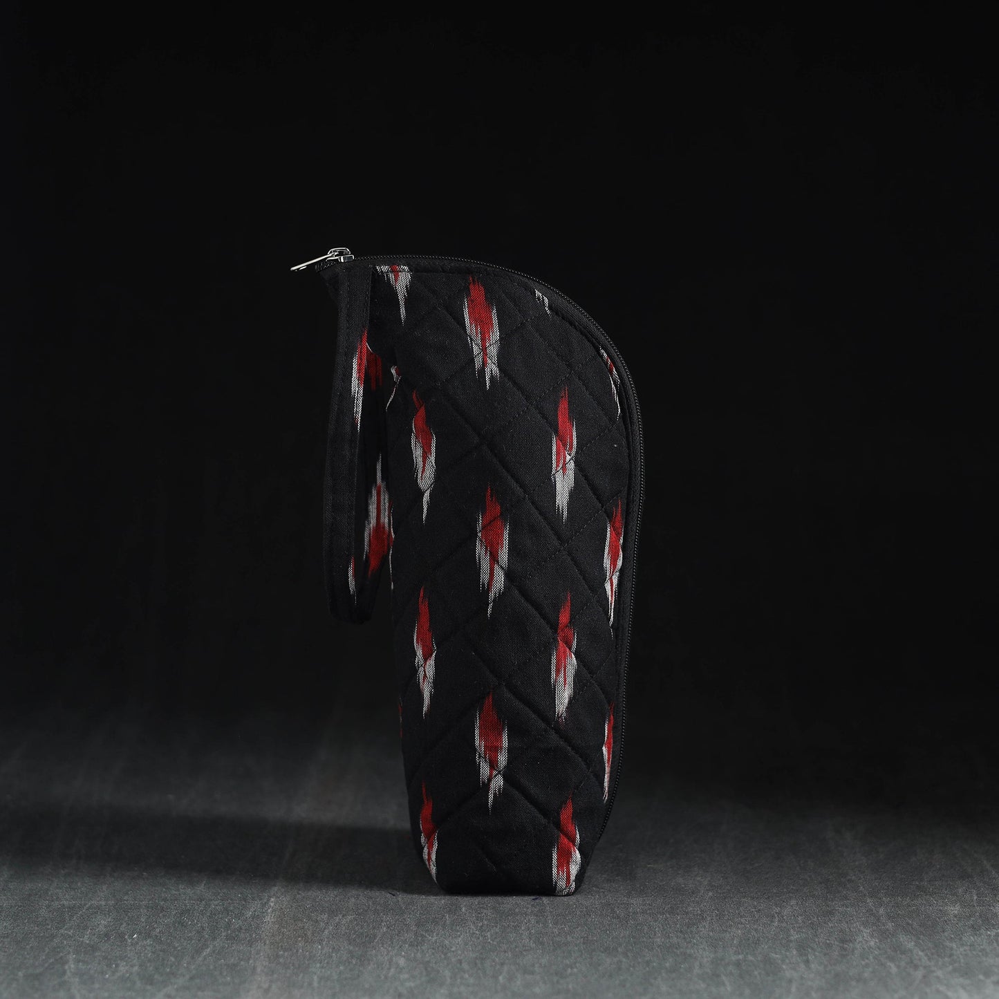 Black Handmade Cotton 1L Water Bottle Cover
