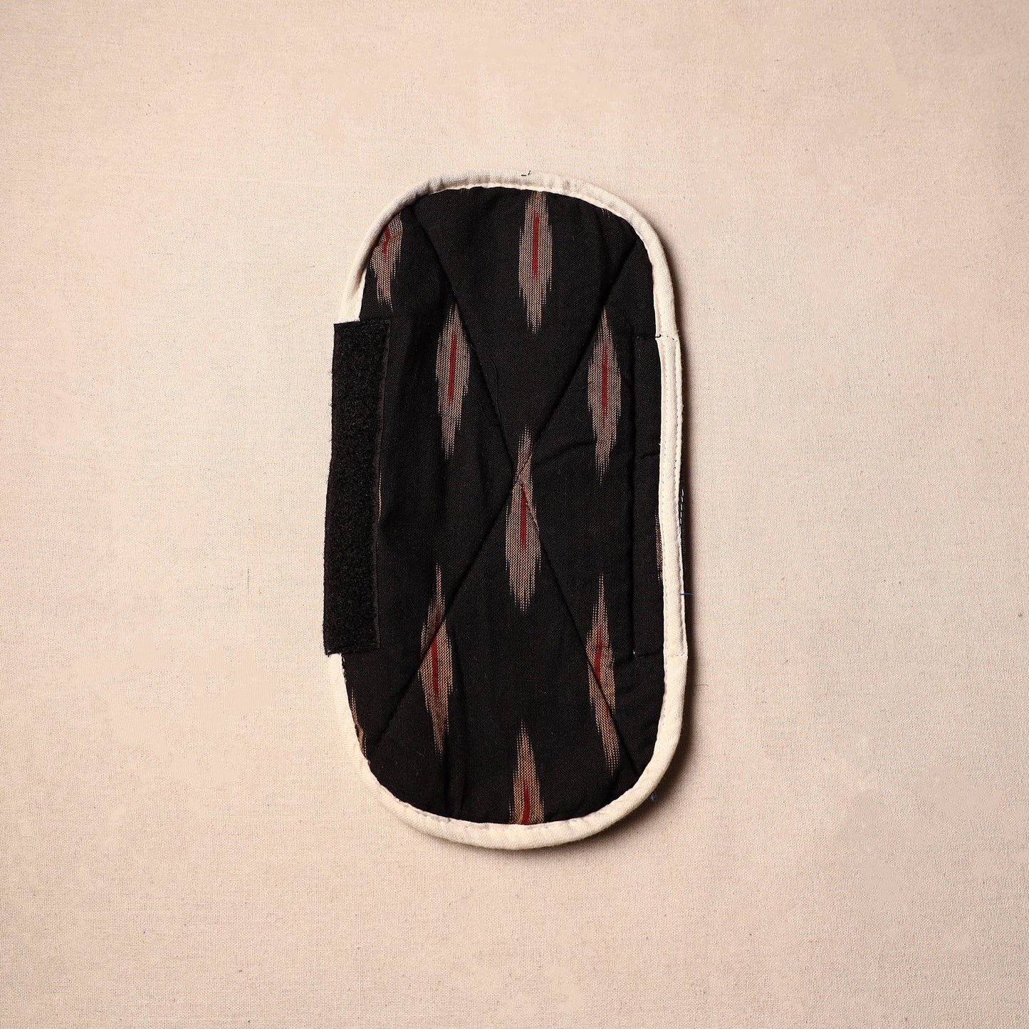 Buy Handmade Cotton Black Fridge Handle Cover 02