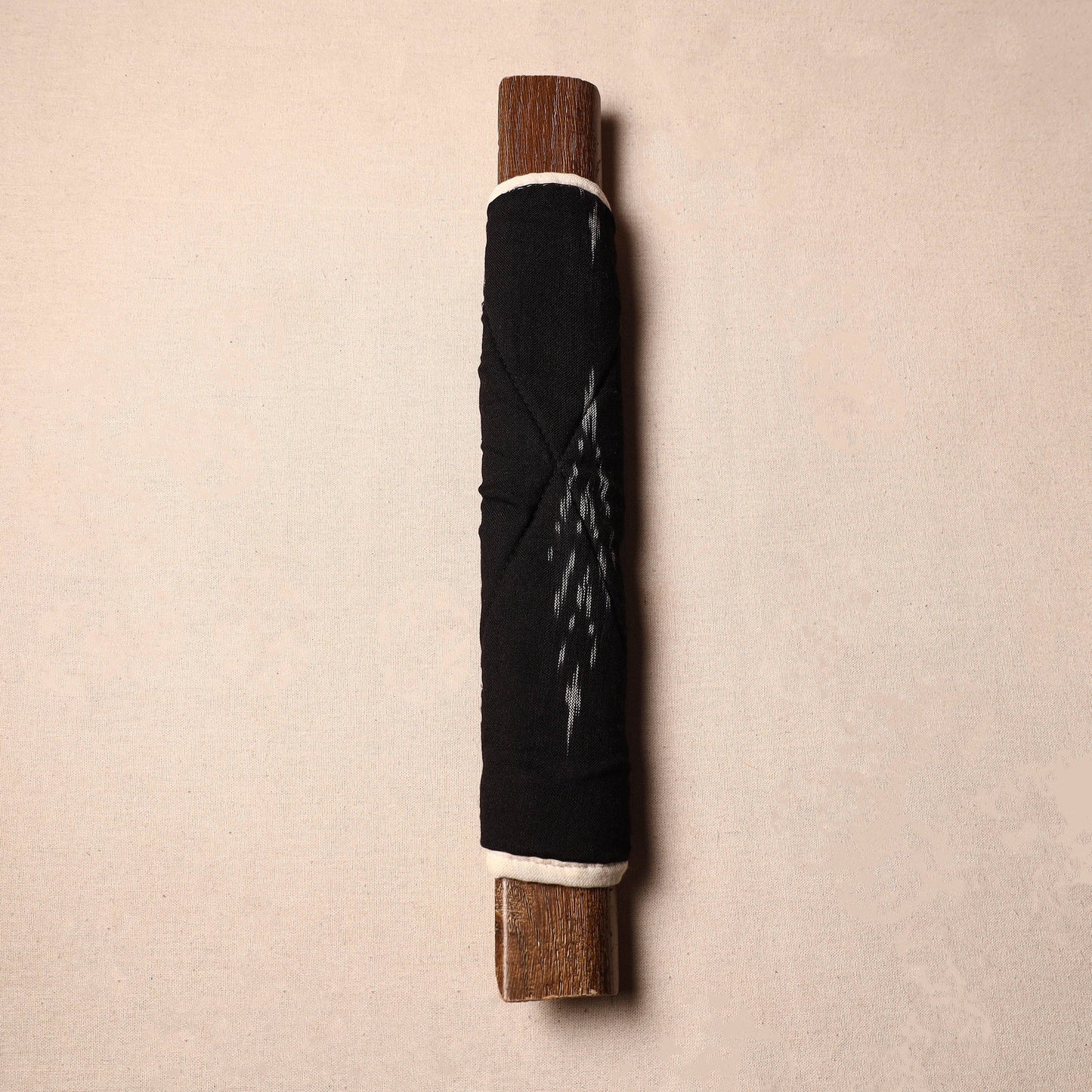 Buy Black Handmade Cotton Fridge Handle Cover