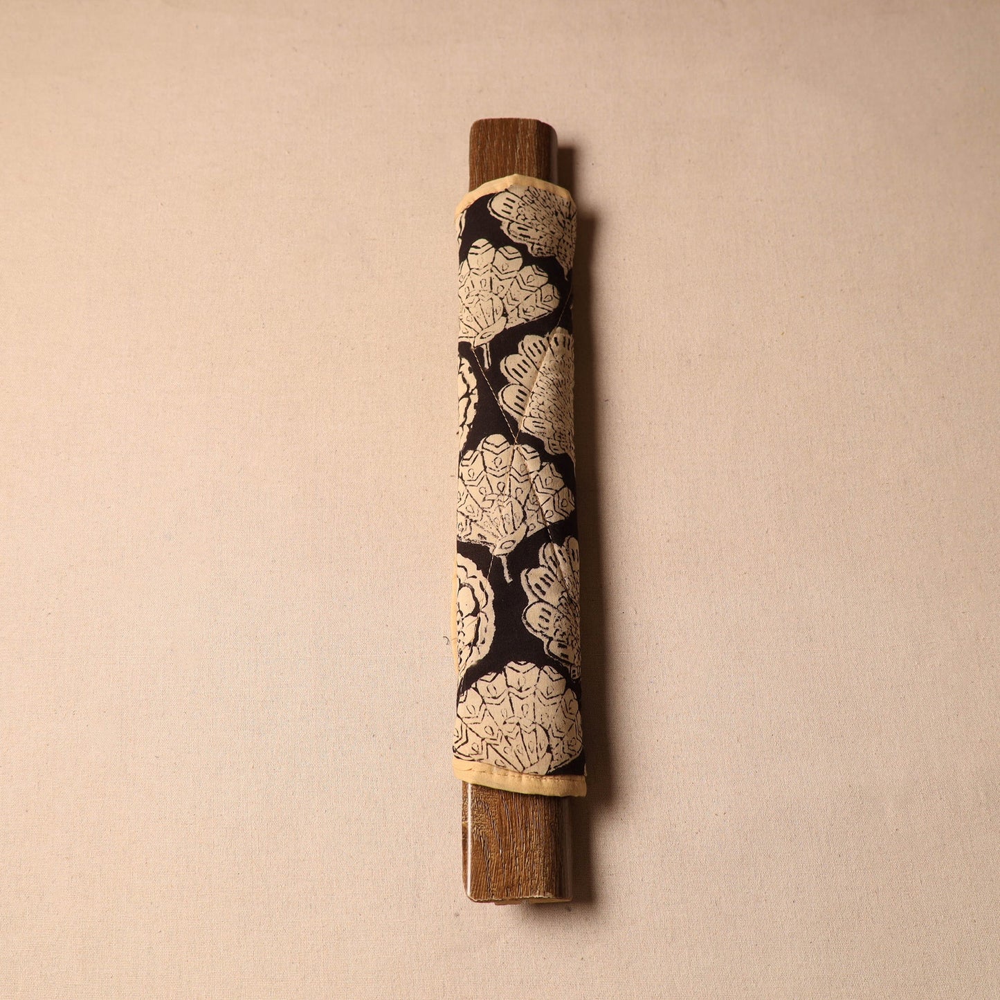 Black - handmade cotton fridge handle cover 12 - handcrafted