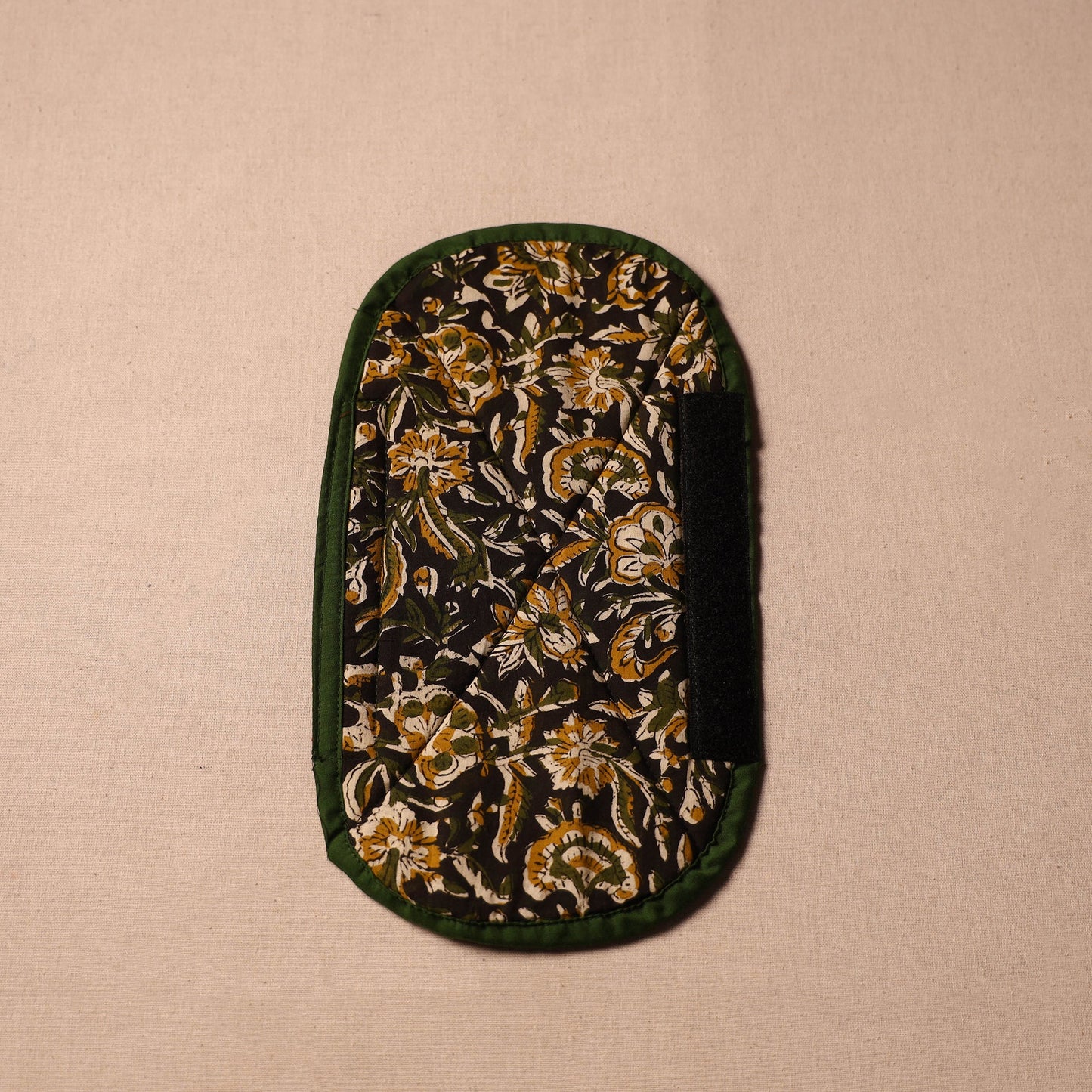 Buy Handmade Cotton Black Fridge Handle Cover 139