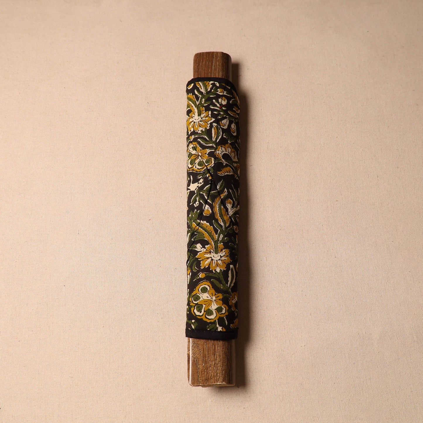 Black - handmade cotton fridge handle cover 16 - handcrafted