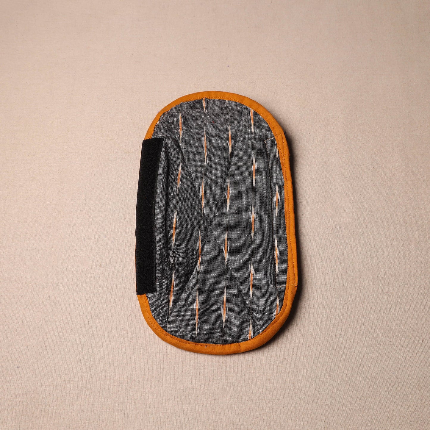 Black - handmade cotton fridge handle cover 16 - handcrafted
