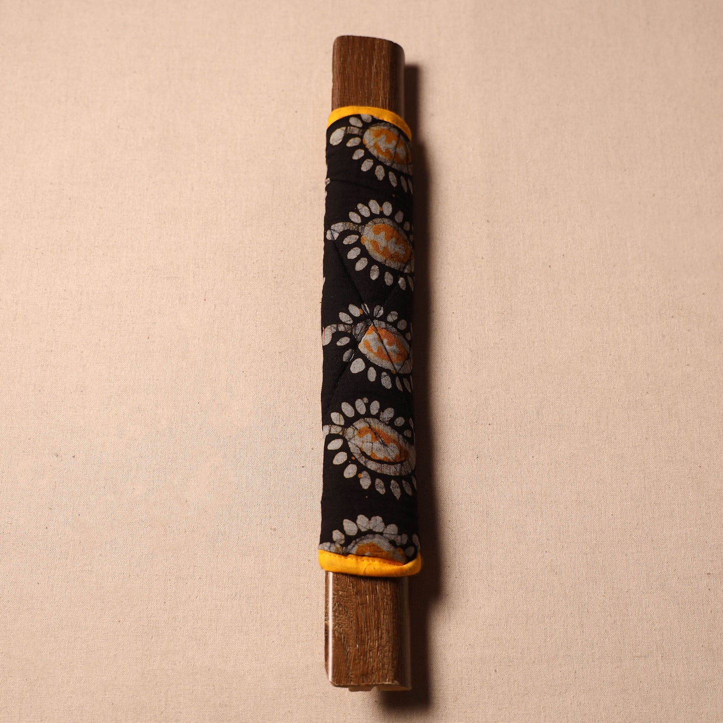 Black - handmade cotton fridge handle cover 161