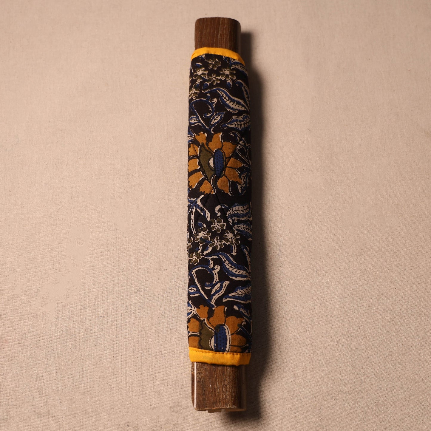 Buy Handmade Cotton Black Fridge Handle Cover 18