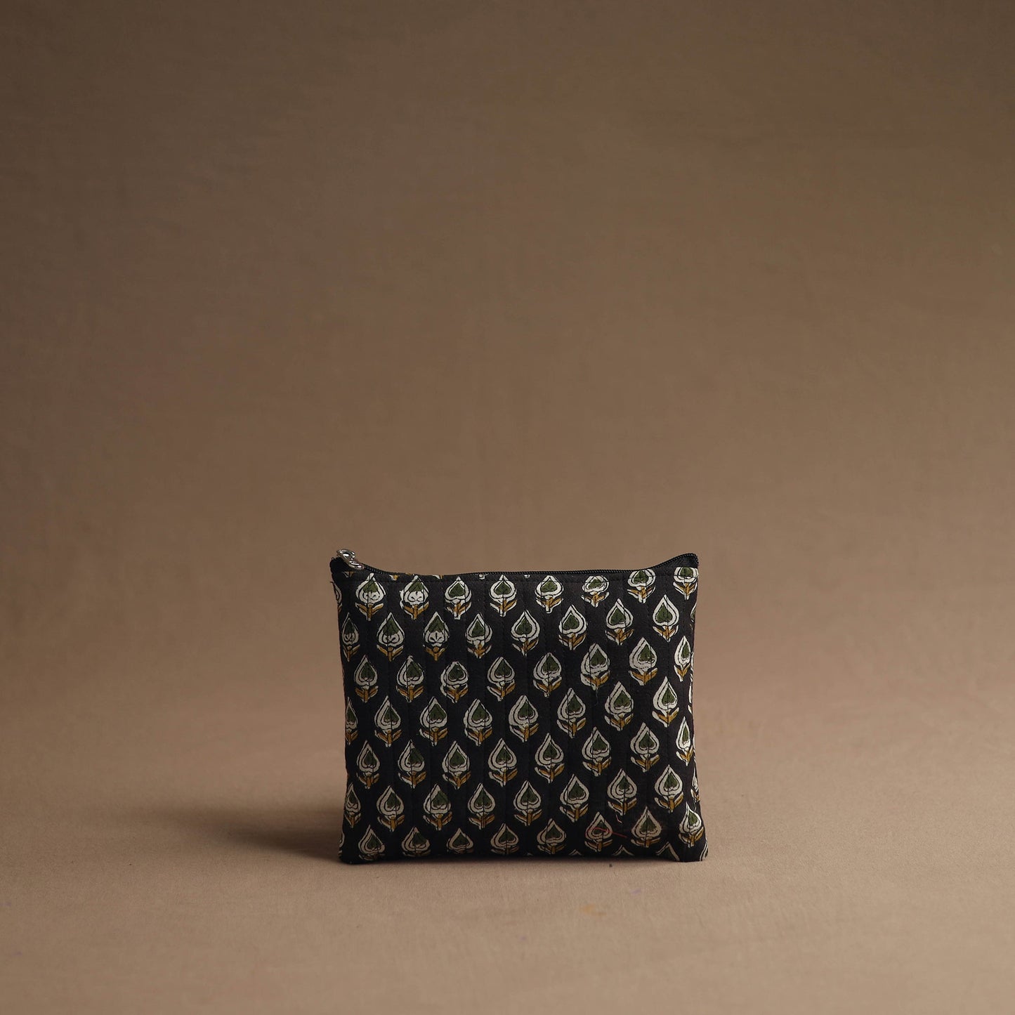 Black - handmade cotton multipurpose utility pouches (set