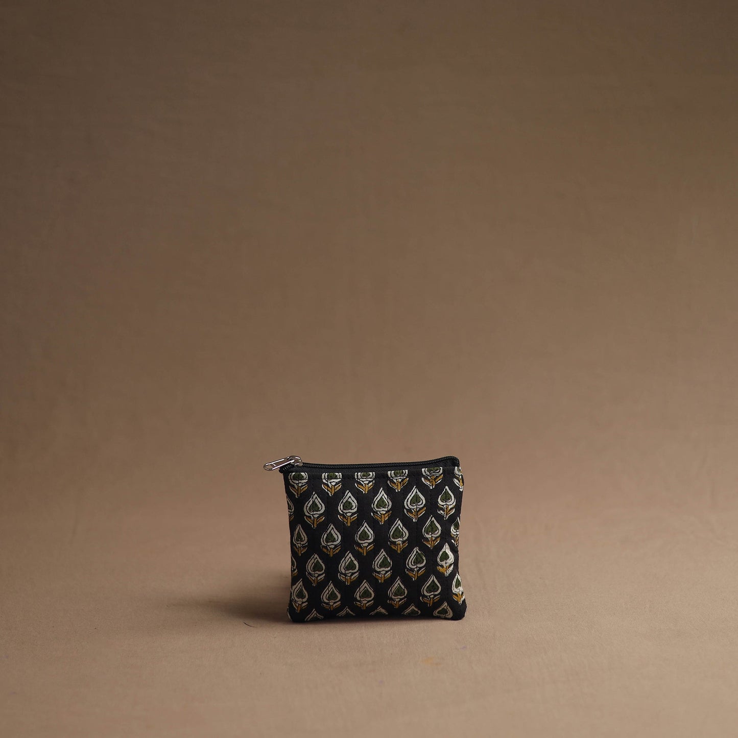 Black - handmade cotton multipurpose utility pouches (set