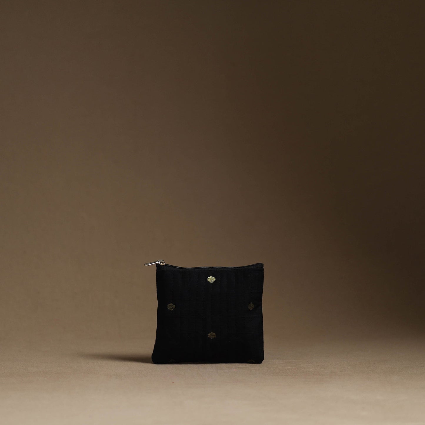 Black - handmade cotton multipurpose utility pouches (set