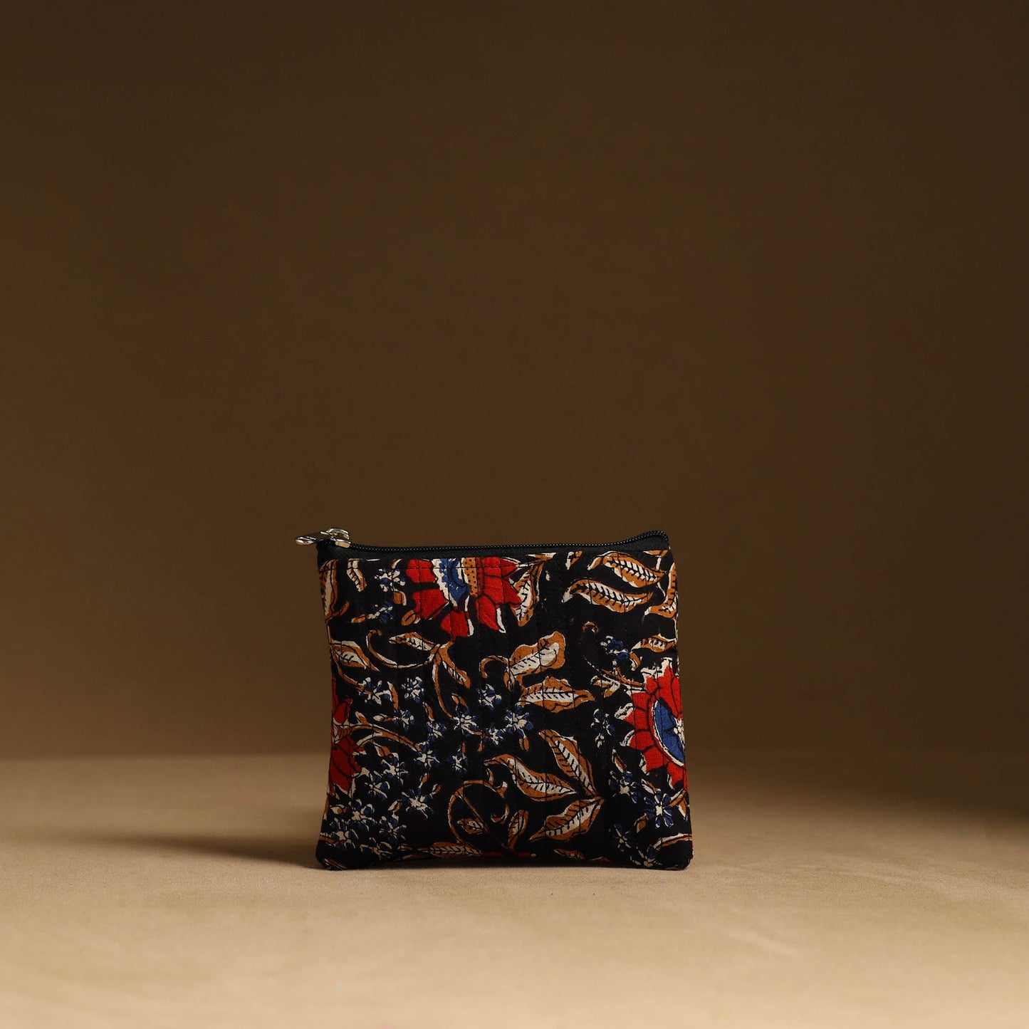 Black - handmade cotton multipurpose utility pouches (set