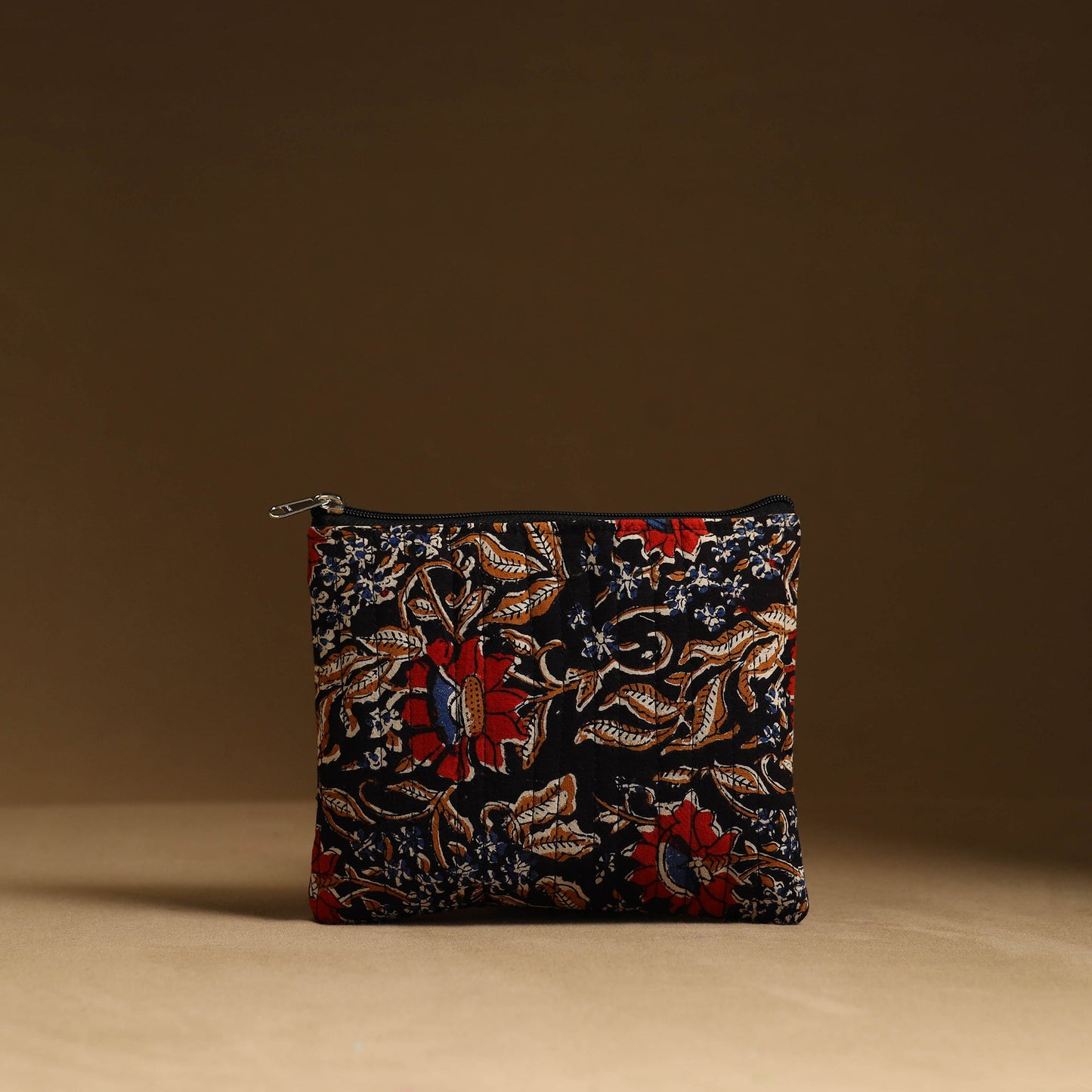 Black - handmade cotton multipurpose utility pouches (set