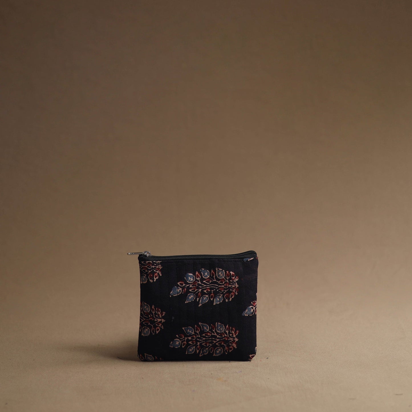 Black - handmade cotton multipurpose utility pouches (set
