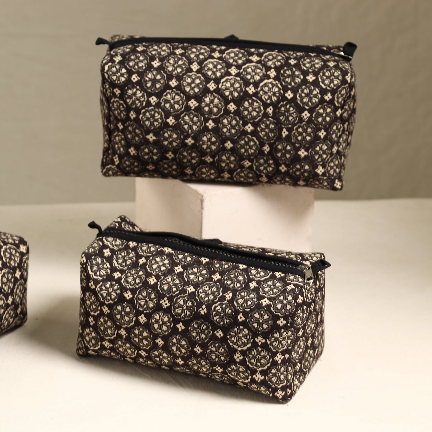 Handmade Cotton Toiletry Bags (Set of 3) 61