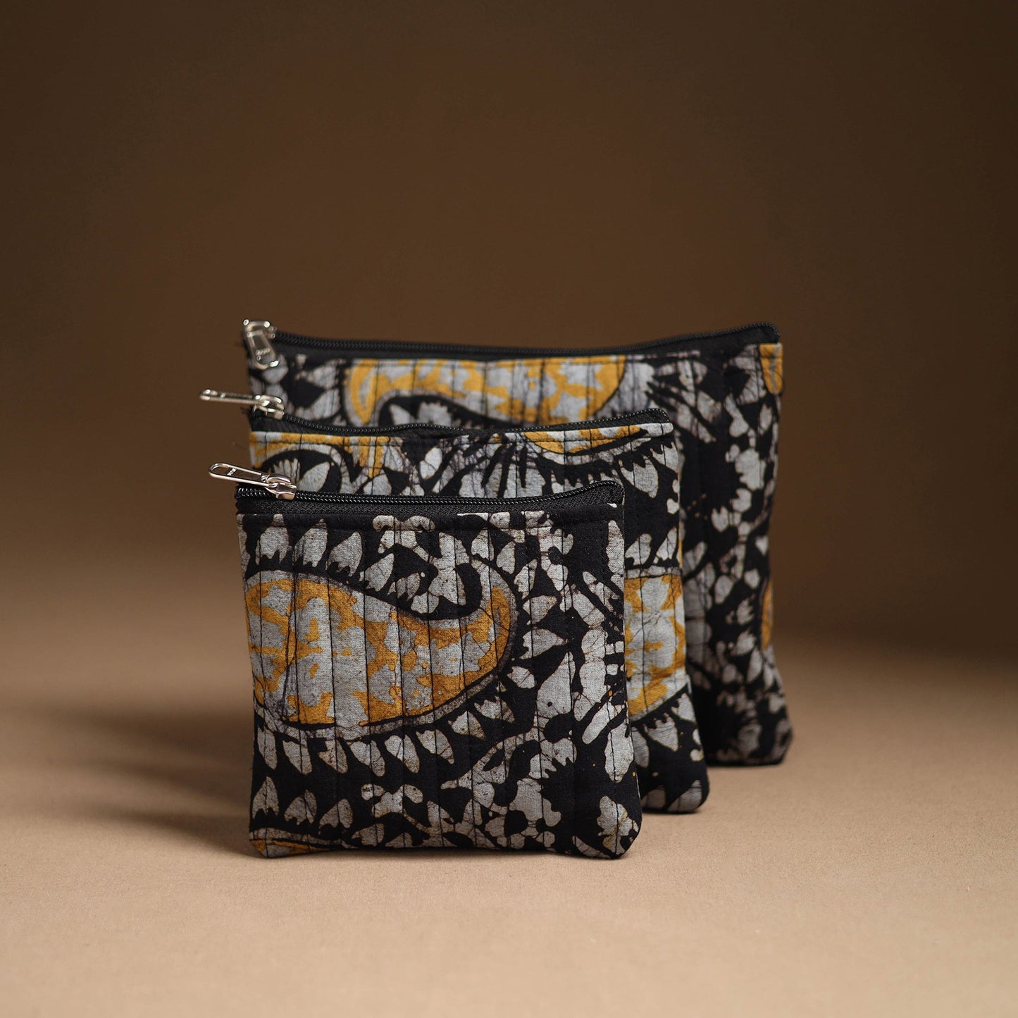 Handcrafted Multipurpose Cotton Utility Pouch Set
