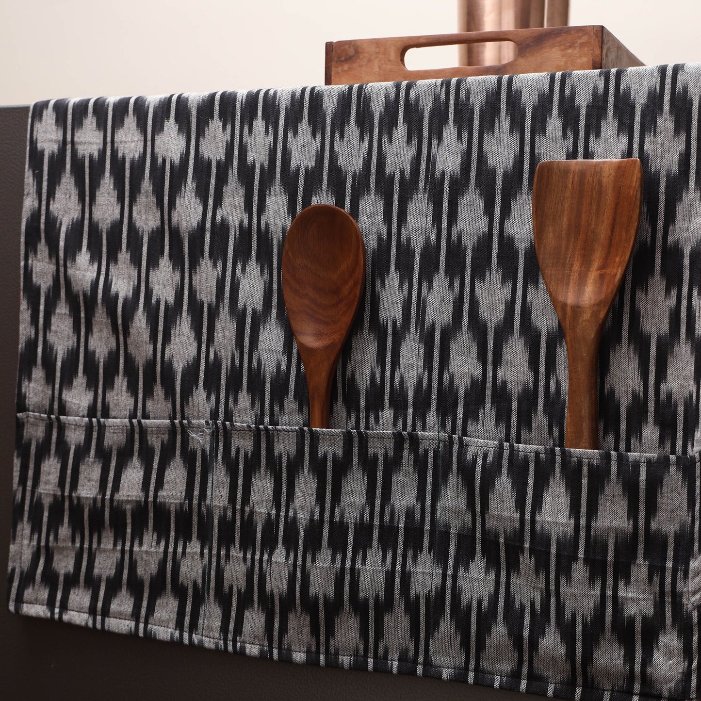 Handmade fridge top cover with multiple pockets 20