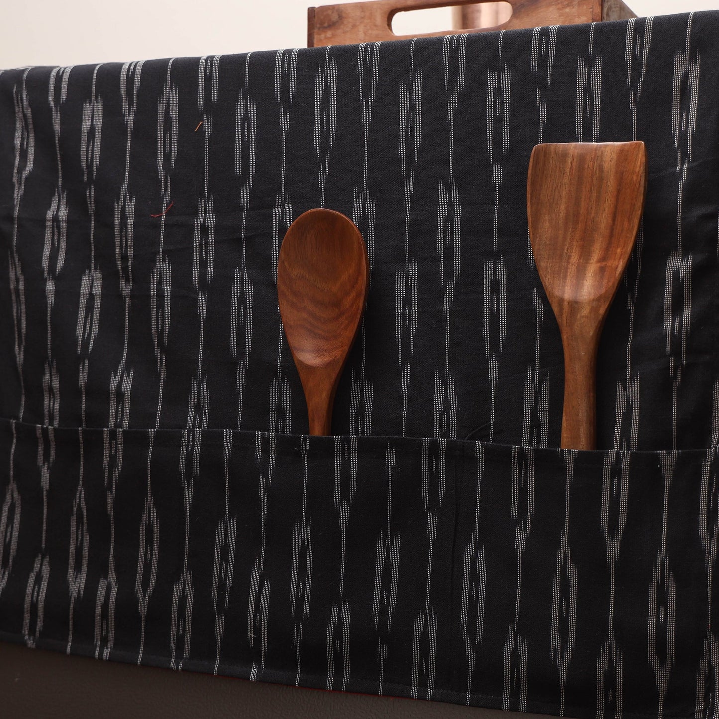 Handmade fridge top cover with multiple pockets 24