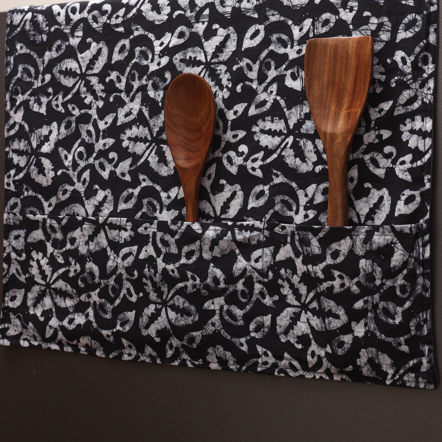 Handmade fridge top cover with multiple pockets 66