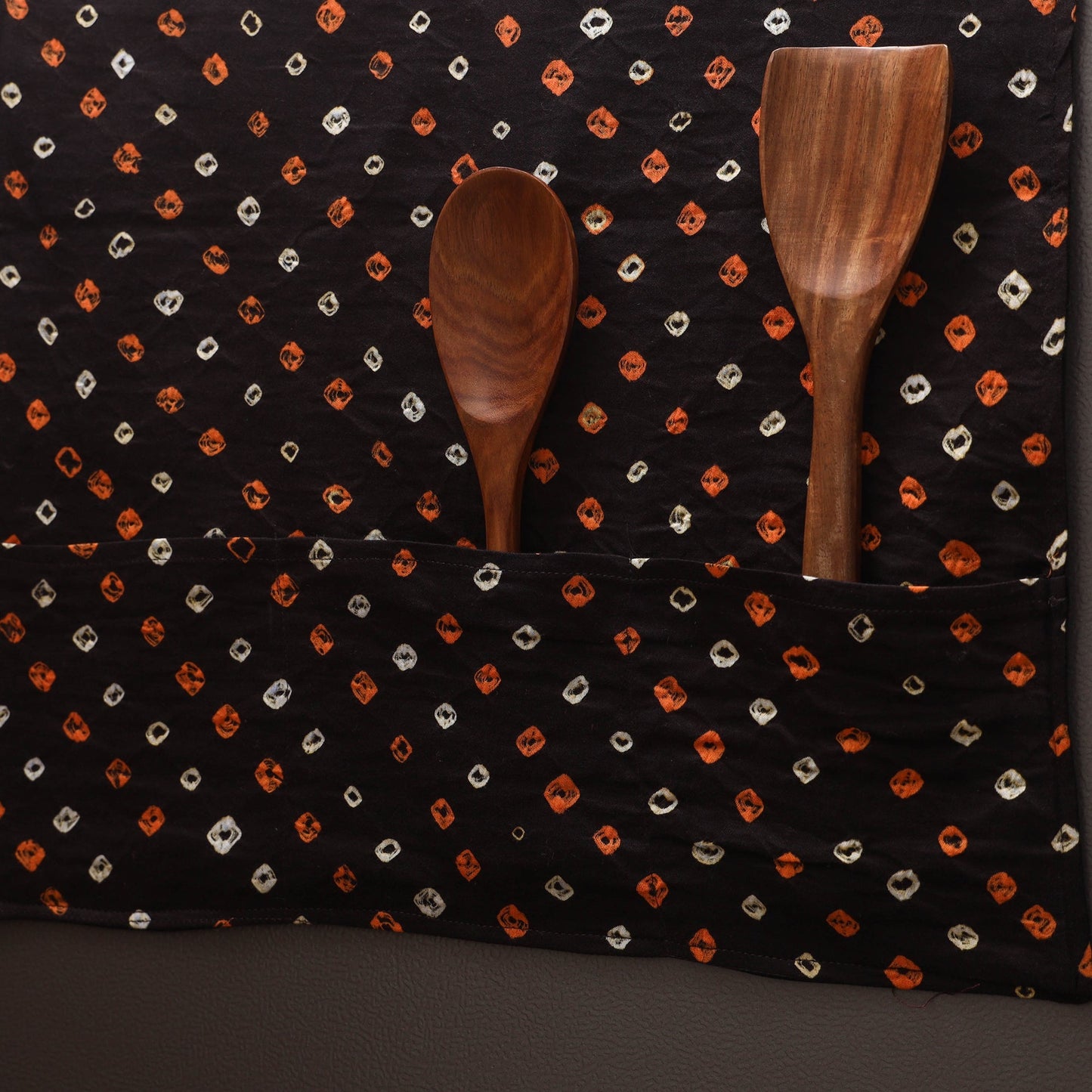 Handmade fridge top cover with multiple pockets 74