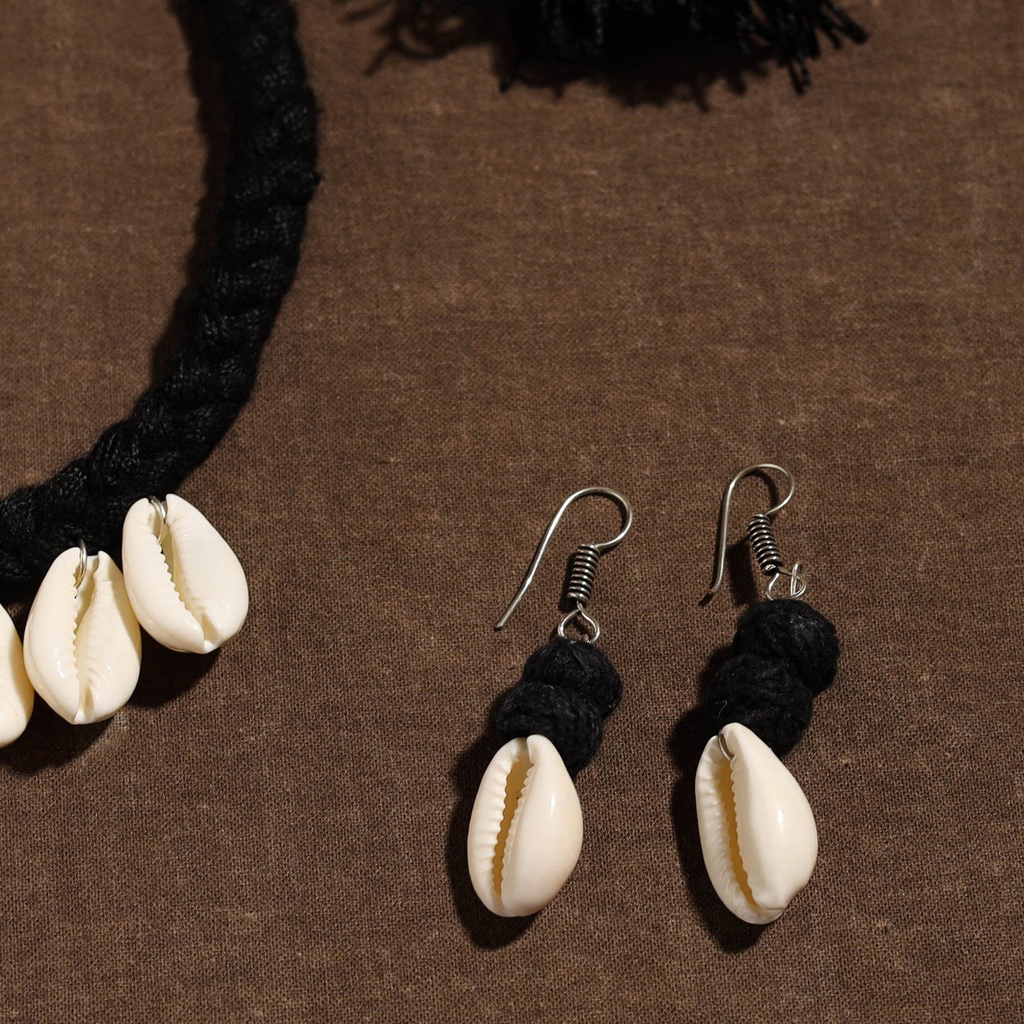 Handmade Thread Braided Shell Necklace Set 15