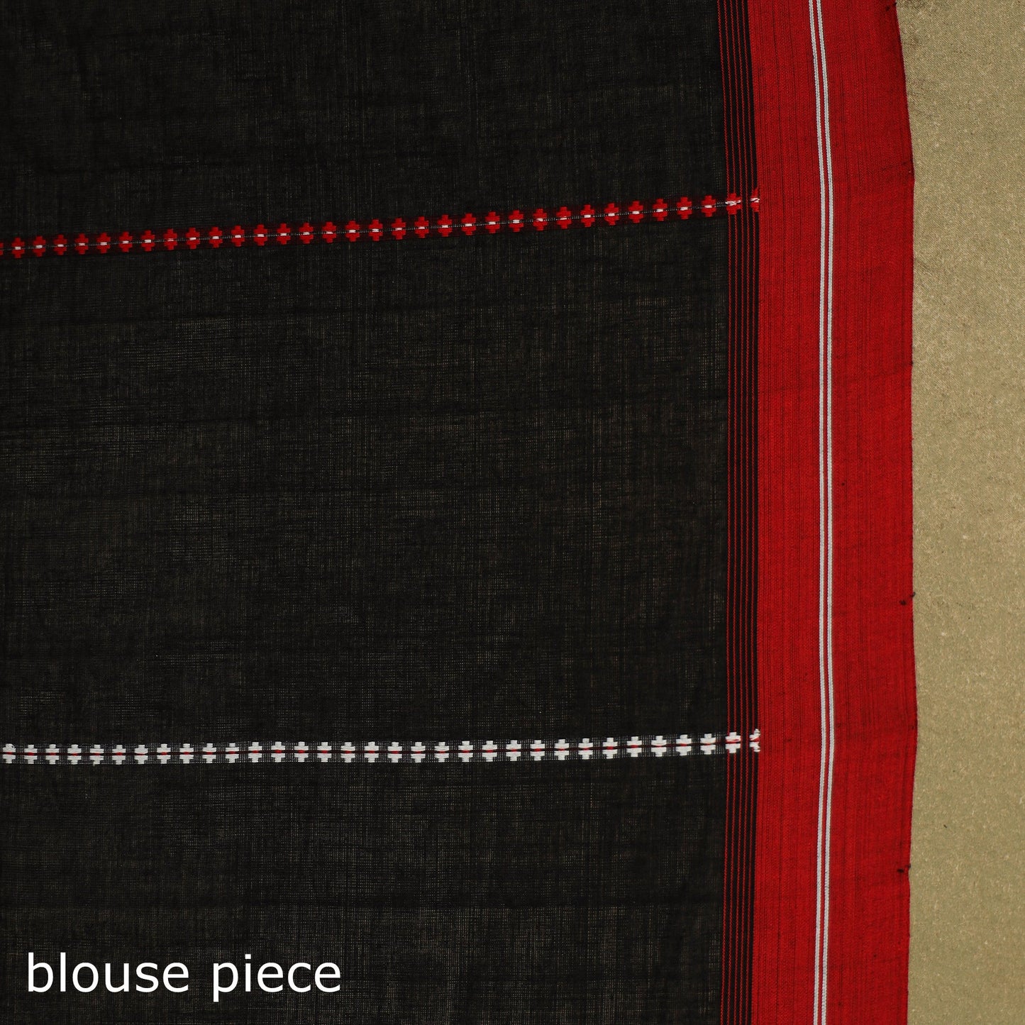 Black - handwoven cotton begumpuri saree 10 - handcrafted