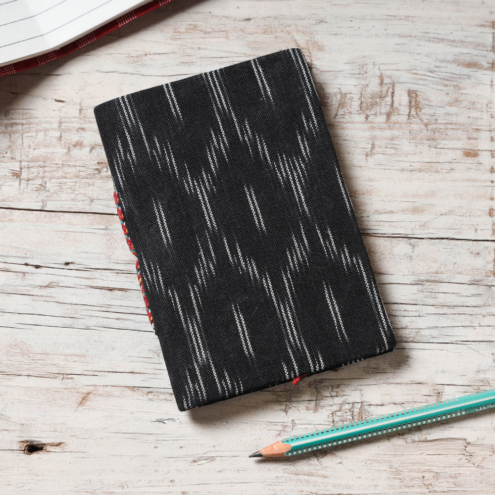 Ikat Fabric Cover Handmade Paper Notebook
