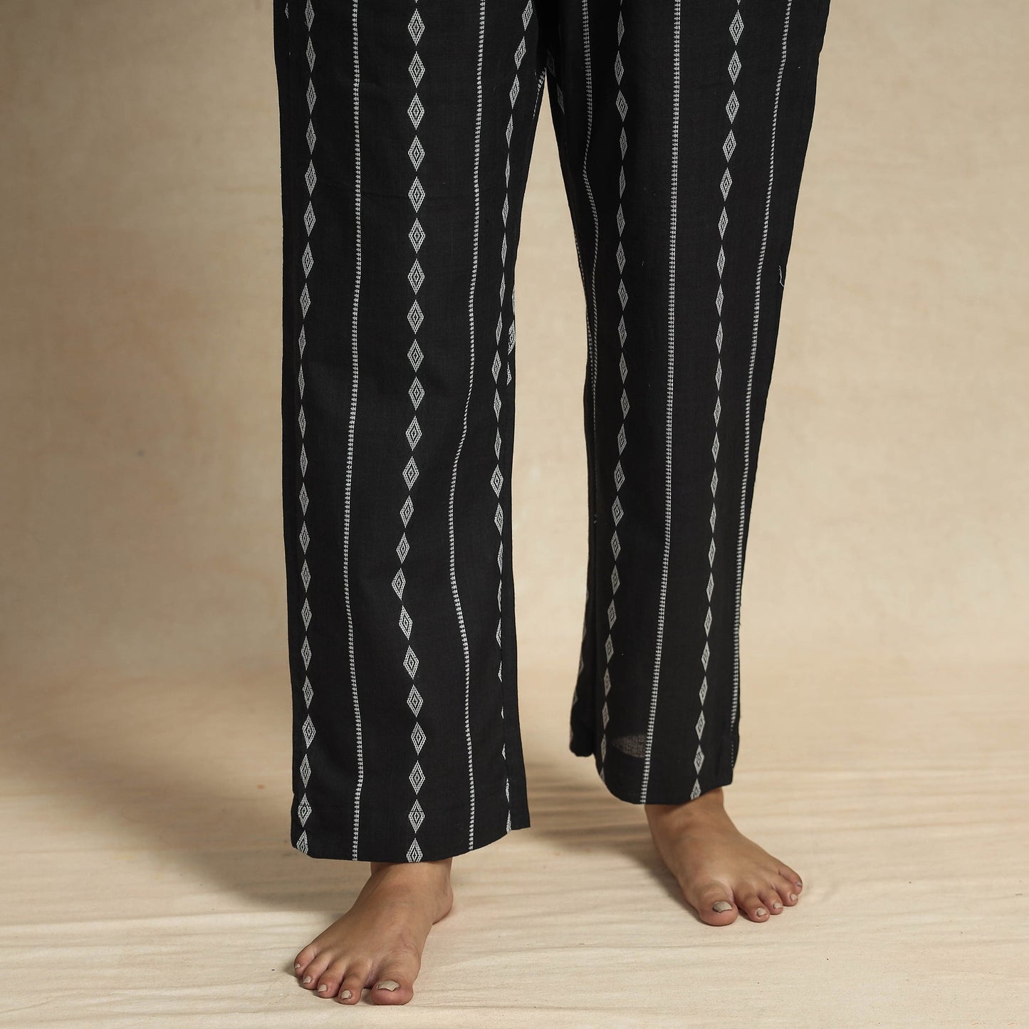 Jacquard Cotton Top & Pyjama Night Suit Set